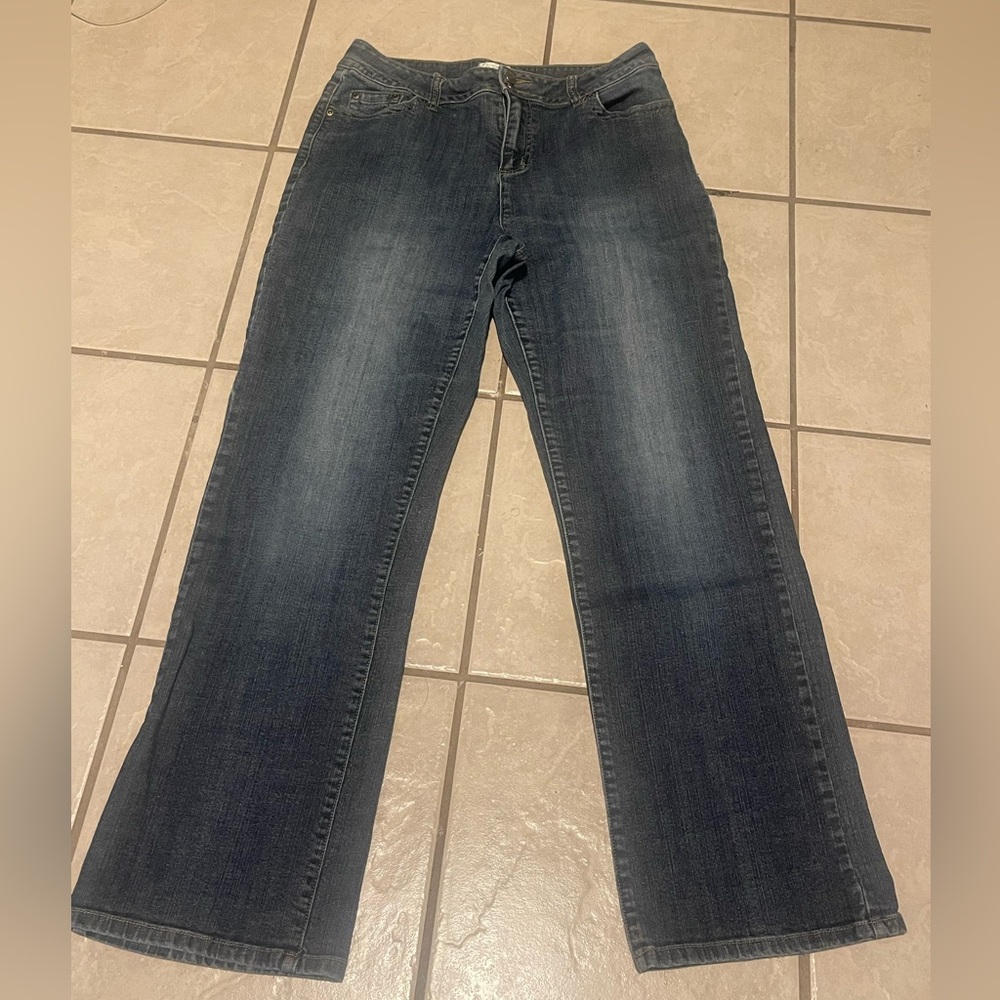 Christopher & Banks Women’s Dark Blue Boot Cut Jeans Size 10